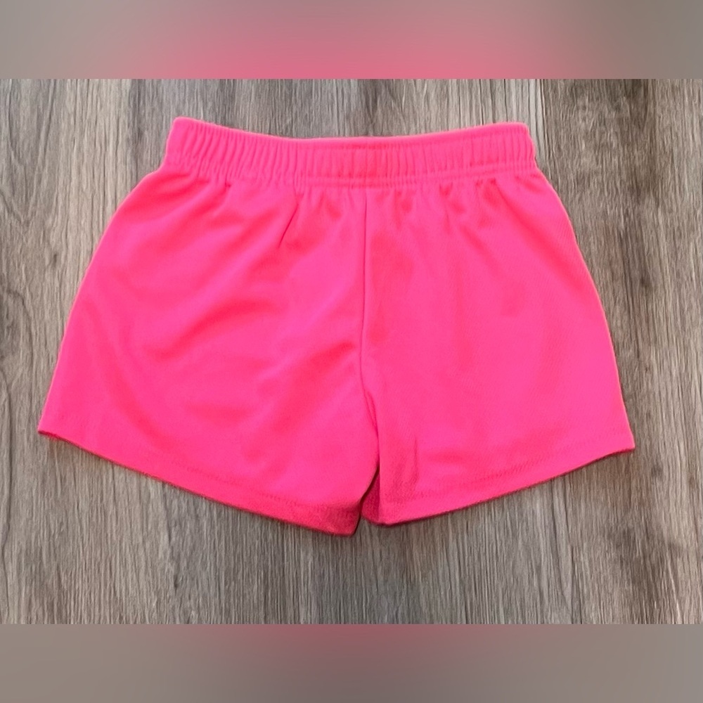 Girls Vibrant Pink Nike Athletic Shorts - Picture 4 of 4